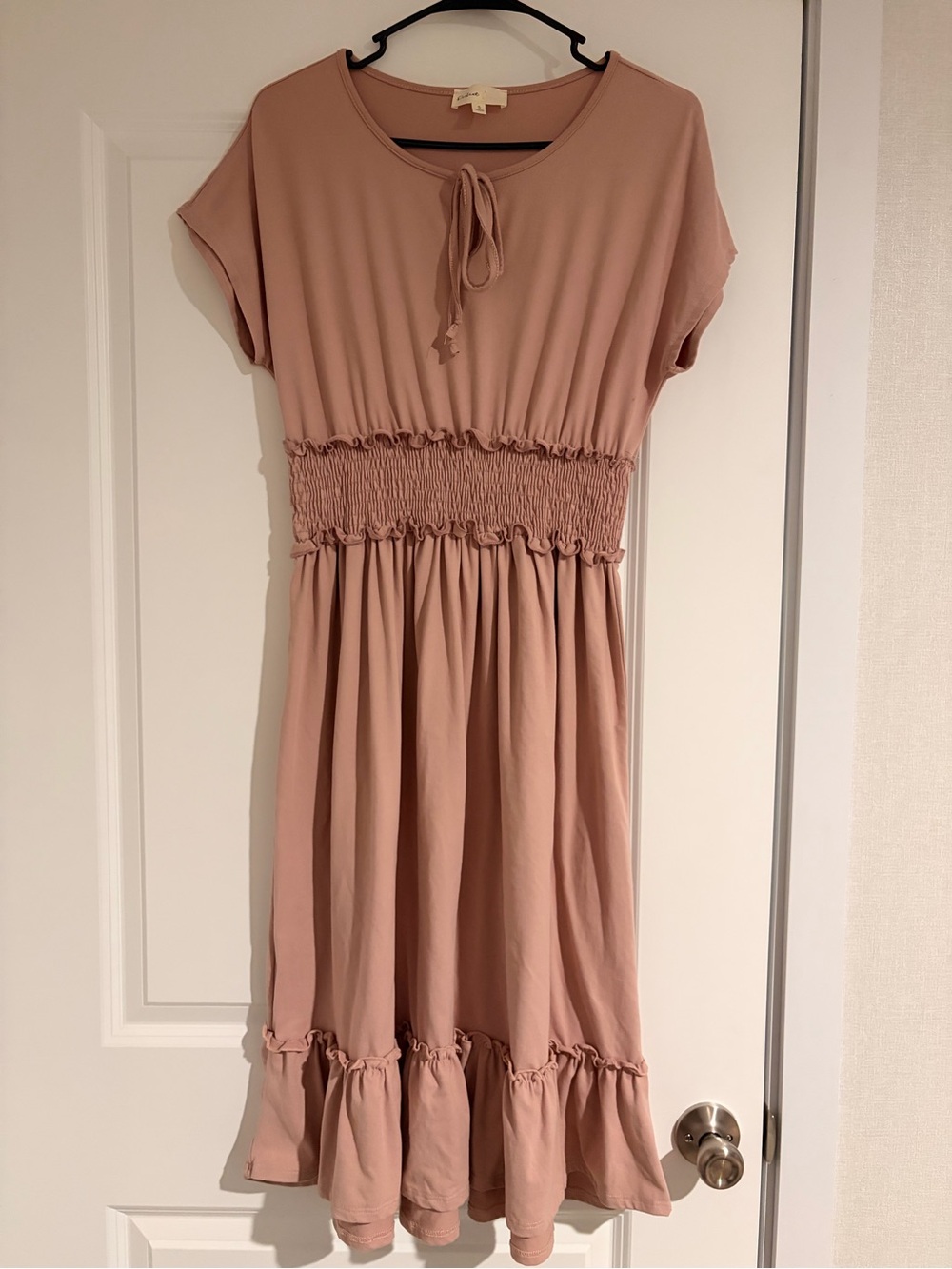 Women’s Dusty Rose Smocked Waist Dress